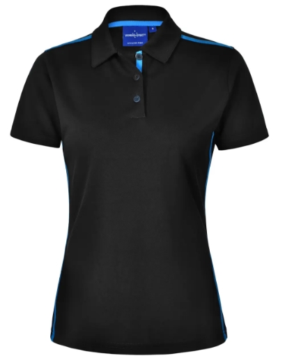 Picture of Winning Spirit, Ladies Rapid Cool S/S Contrast Polo